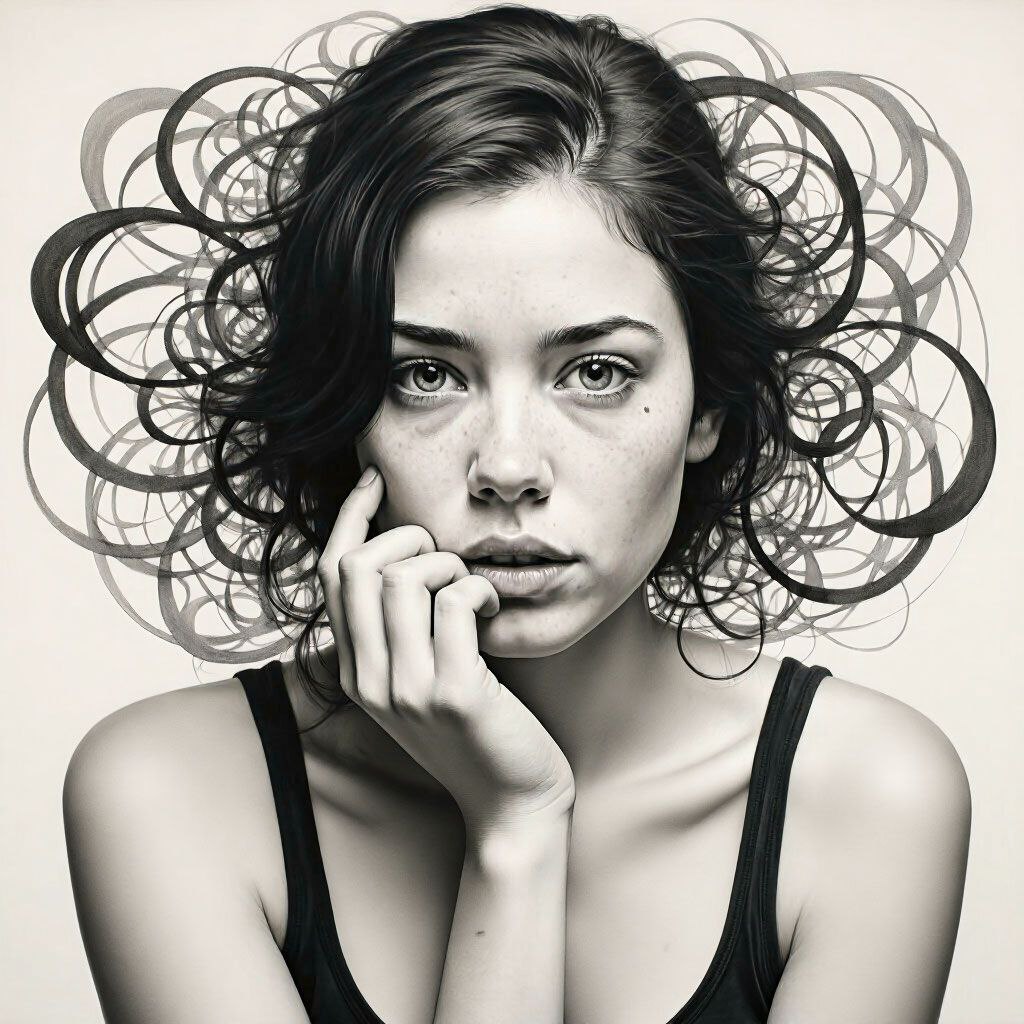 Девушка думает какую татуировку себе сделать. Как выбрать татуировку. Тату для девушек.